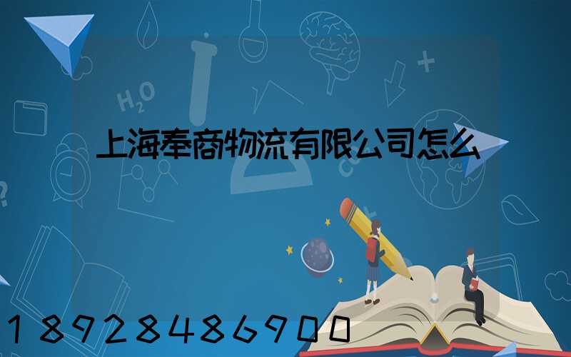 上海奉商物流有限公司怎么樣