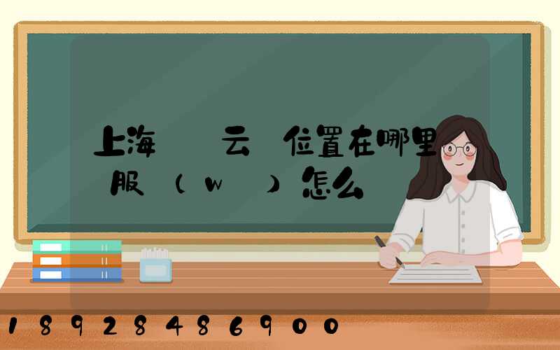 上海寶時云倉位置在哪里倉儲服務(wù)怎么樣