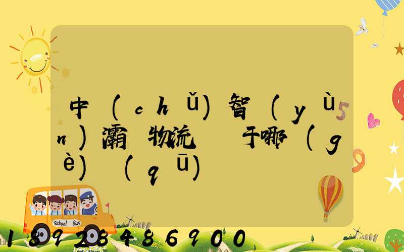 中儲(chǔ)智運(yùn)灞橋物流園屬于哪個(gè)區(qū)
