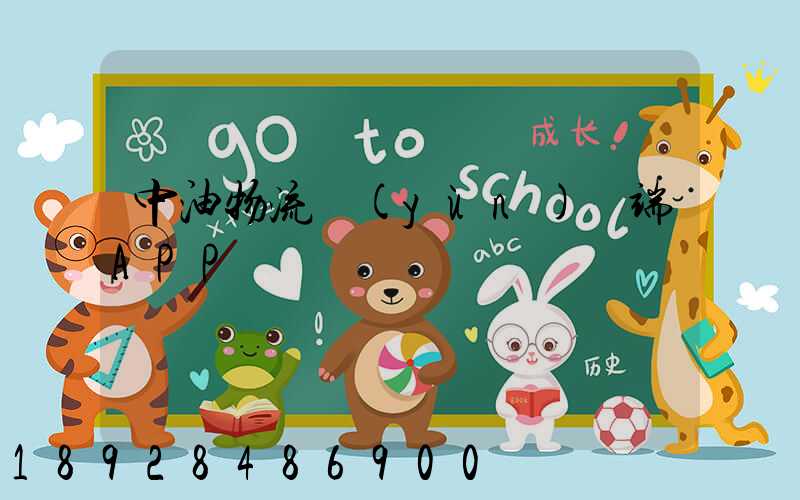 中油物流運(yùn)輸端APP