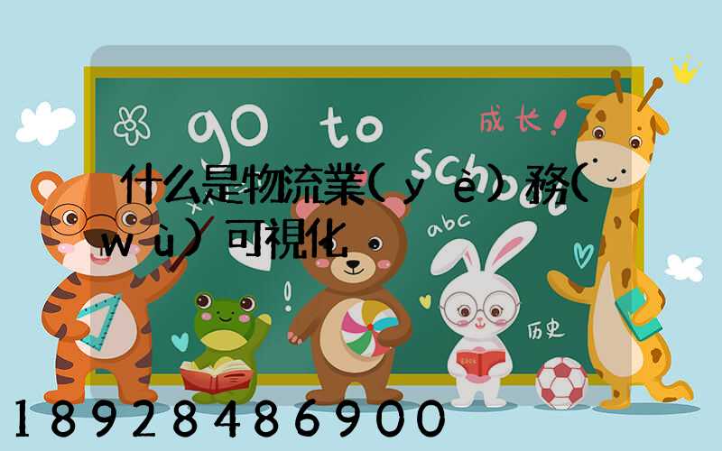 什么是物流業(yè)務(wù)可視化