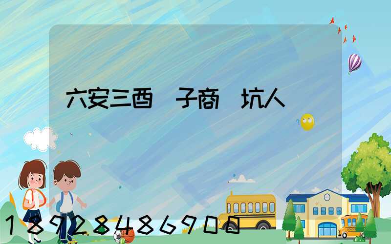 六安三酉電子商務坑人嗎