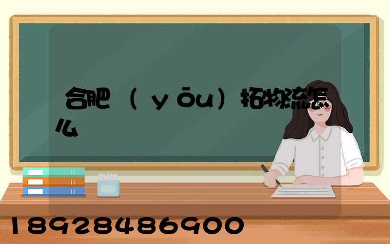 合肥優(yōu)拓物流怎么樣