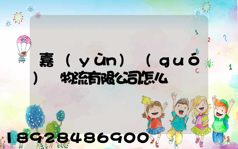 嘉運(yùn)國(guó)際物流有限公司怎么樣