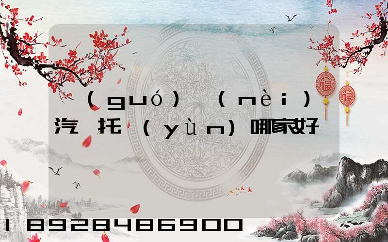 國(guó)內(nèi)汽車托運(yùn)哪家好