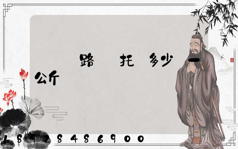 國際鐵路運輸托運多少錢一公斤