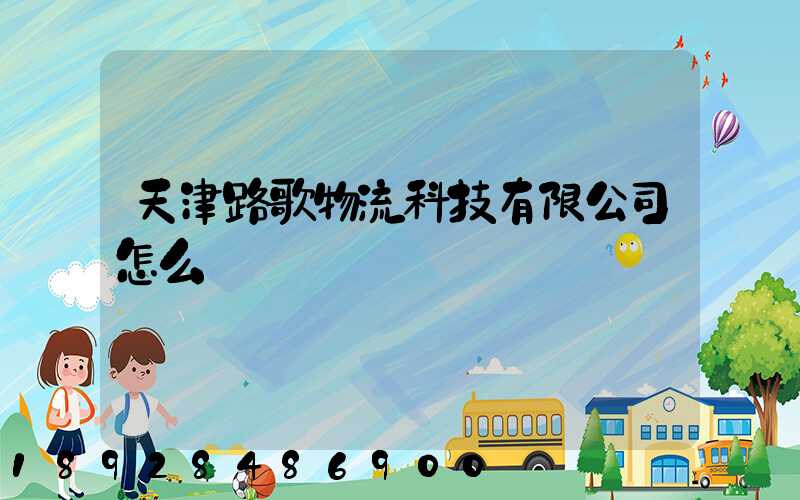天津路歌物流科技有限公司怎么樣