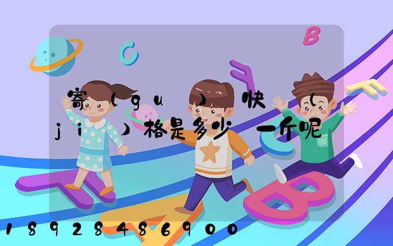 寄國(guó)際快遞價(jià)格是多少錢一斤呢