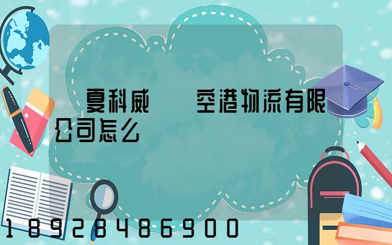 寧夏科威國際空港物流有限公司怎么樣