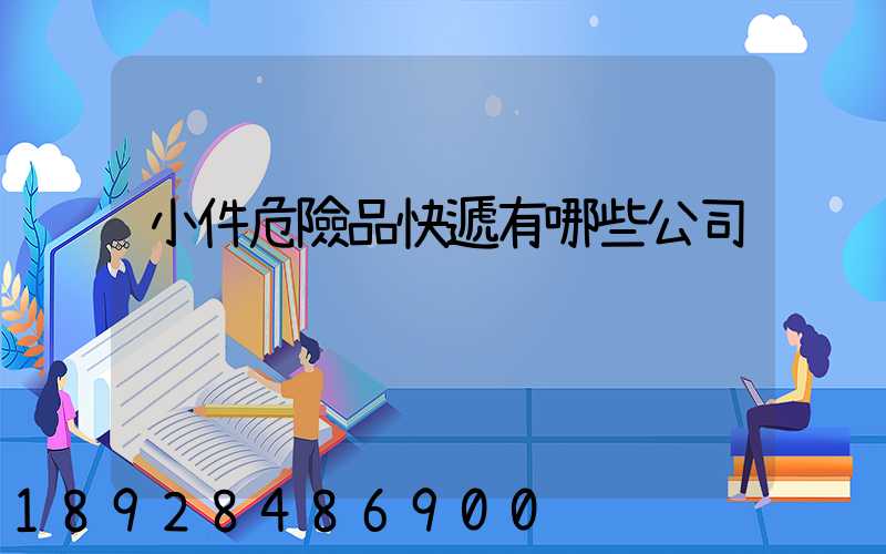 小件危險品快遞有哪些公司