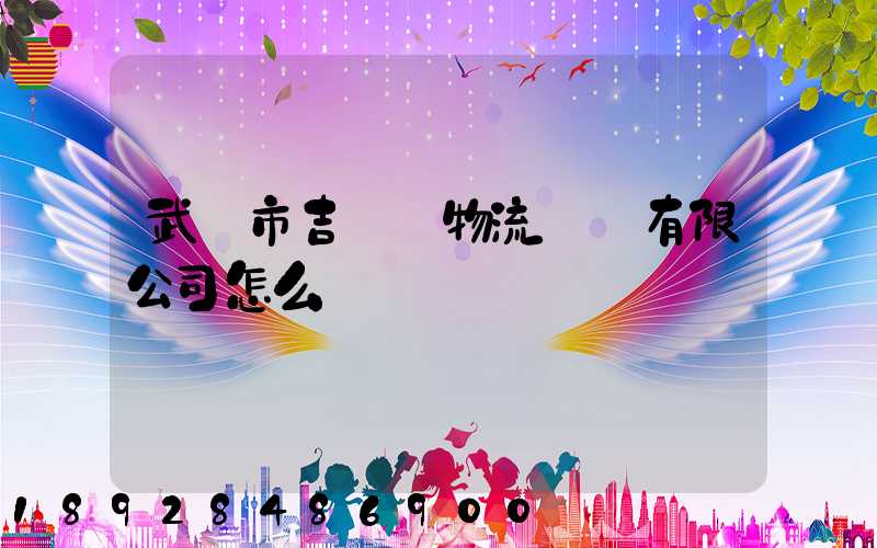 武漢市吉誠達物流運輸有限公司怎么樣