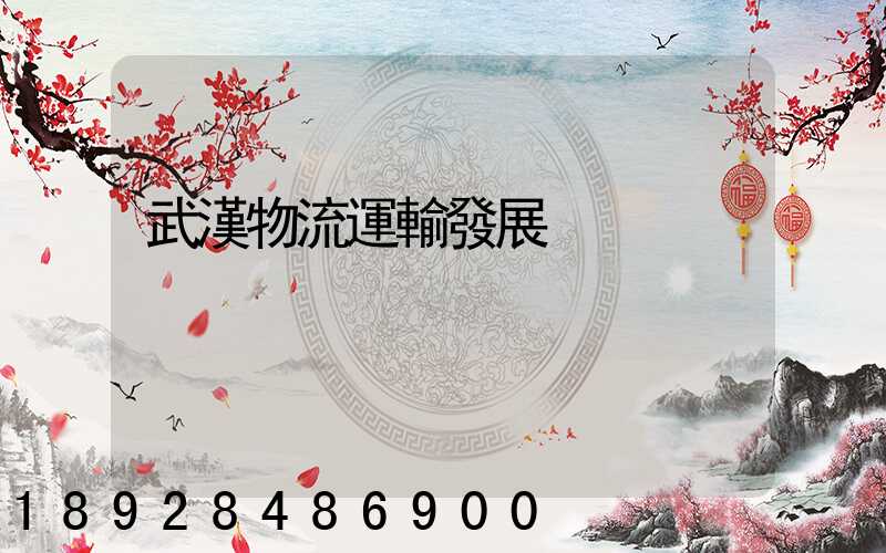 武漢物流運輸發展