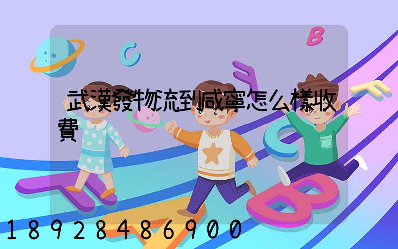 武漢發物流到咸寧怎么樣收費