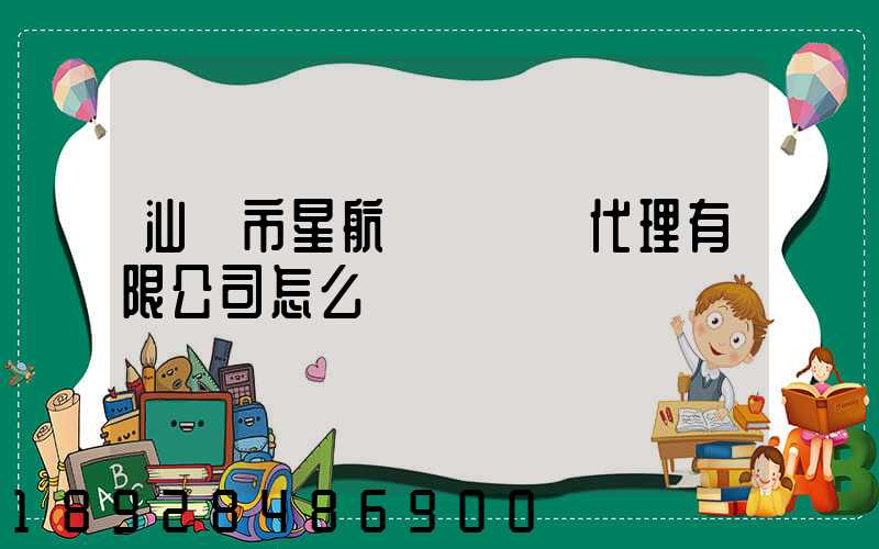 汕頭市星航國際貨運代理有限公司怎么樣