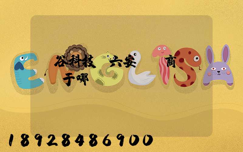 灝谷科技(六安)電商產業園屬于哪個區