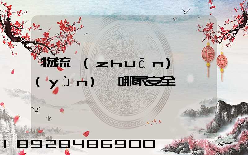 物流專(zhuān)線運(yùn)輸哪家安全