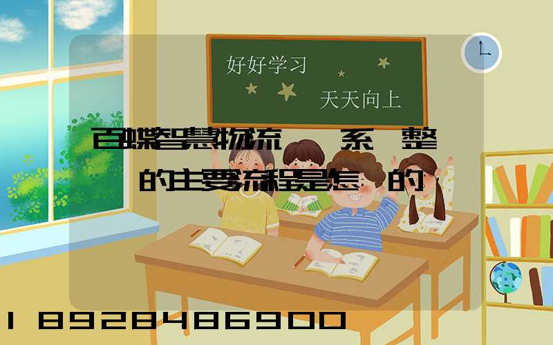 百蝶智慧物流運輸系統整車運輸的主要流程是怎樣的