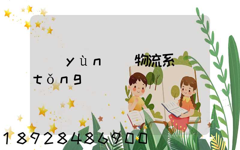 運(yùn)輸物流系統(tǒng)簡稱