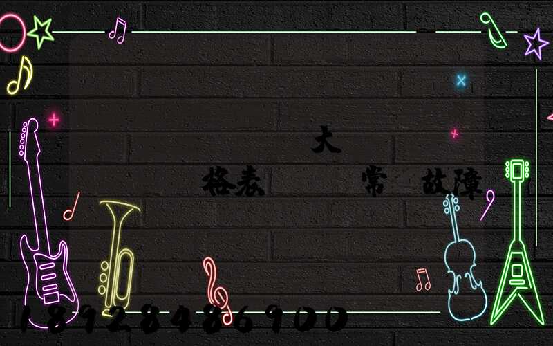 遠(yuǎn)大閥門價(jià)格表及閥門常見故障