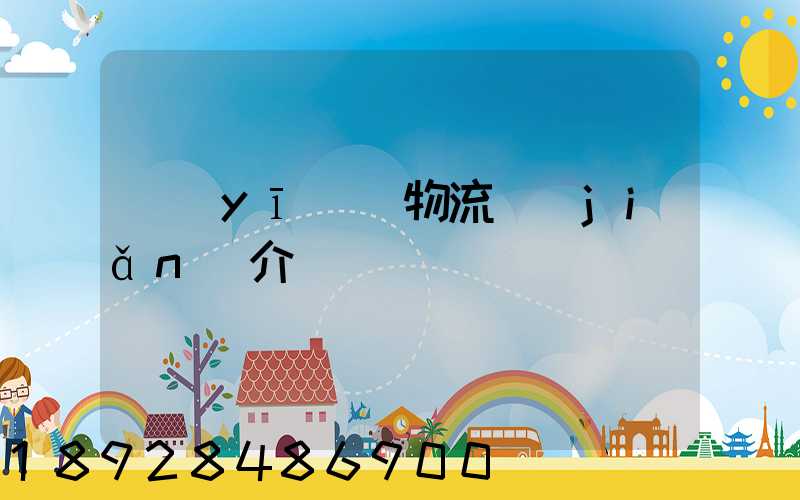 醫(yī)藥物流簡(jiǎn)介