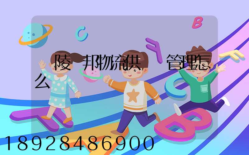 銅陵漢邦物流供應鏈管理怎么樣