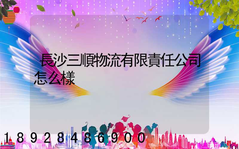 長沙三順物流有限責任公司怎么樣